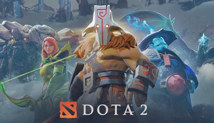 DOTA 2 eスポーツ ゲームのイラスト